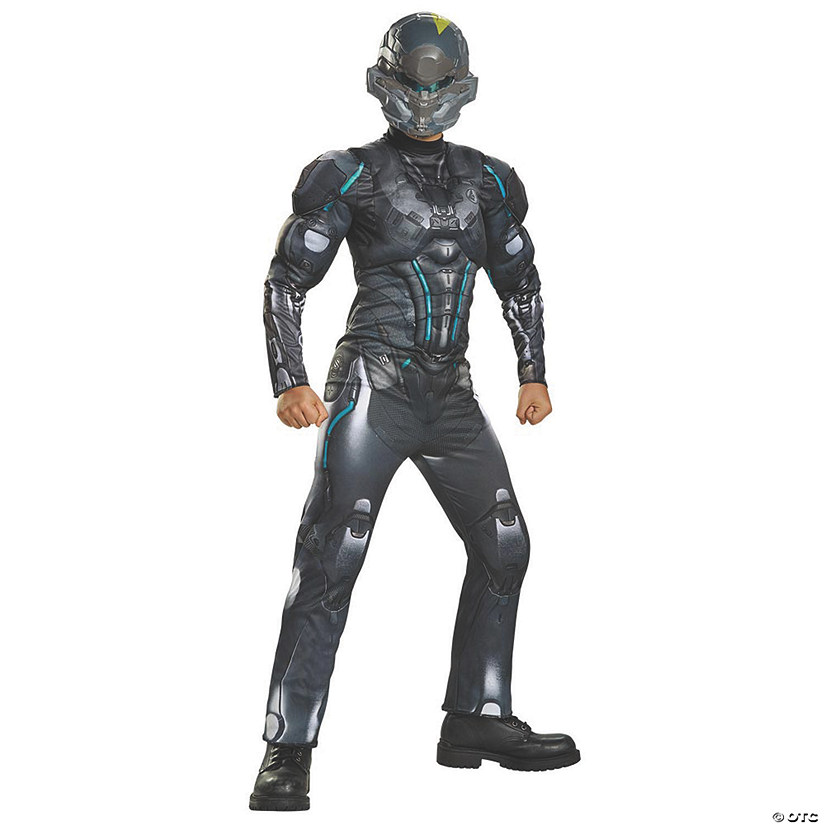Boy's Muscle Halo Spartan Locke Costume - Extra Large Image