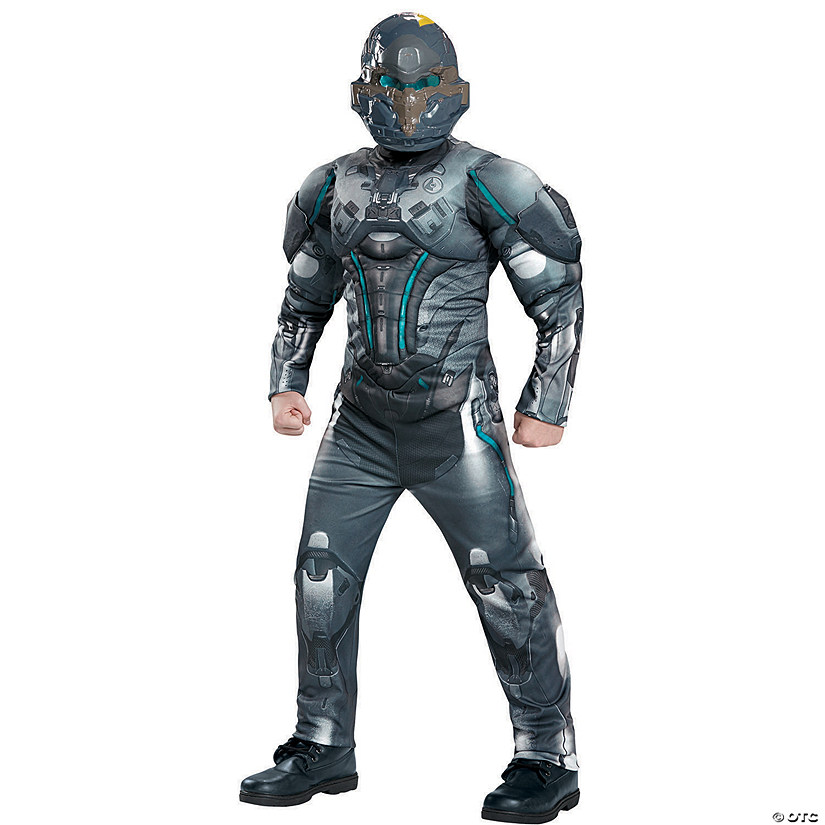 Boy's Muscle Halo Spartan Locke Costume - Large Image
