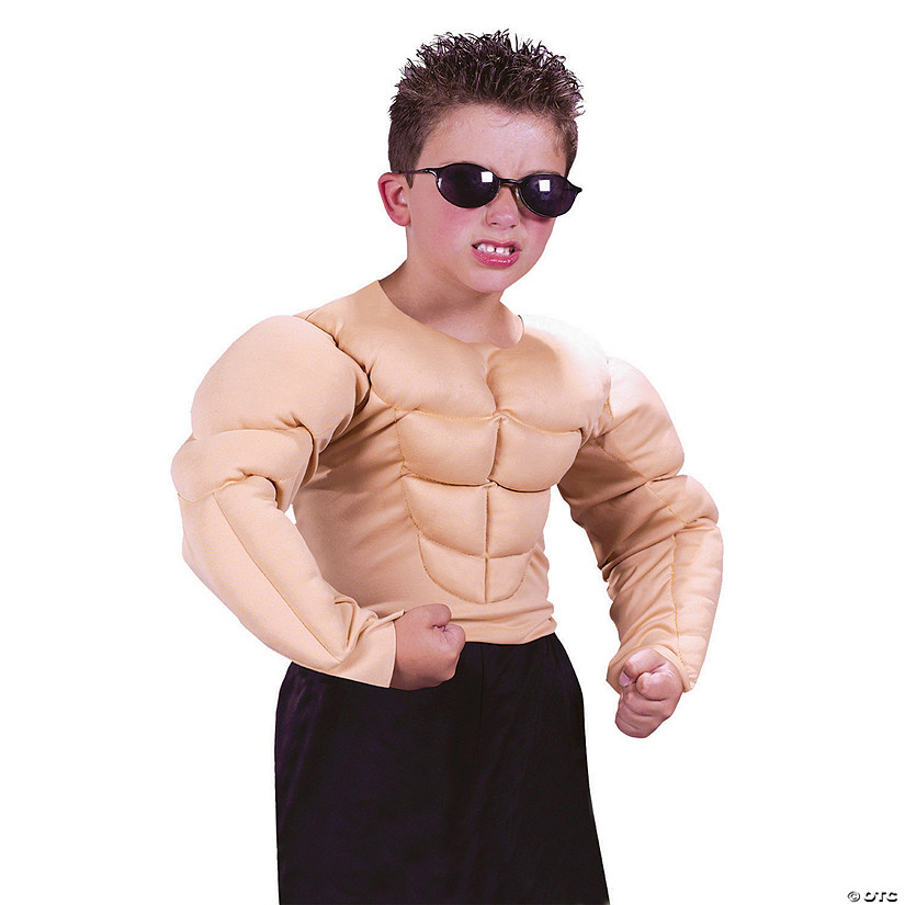 Boy's Muscle Shirt Costume Image