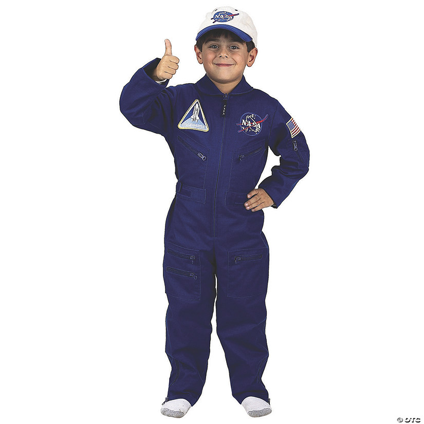 Boy's NASA Astronaut Flight Suit Costume - Medium Image