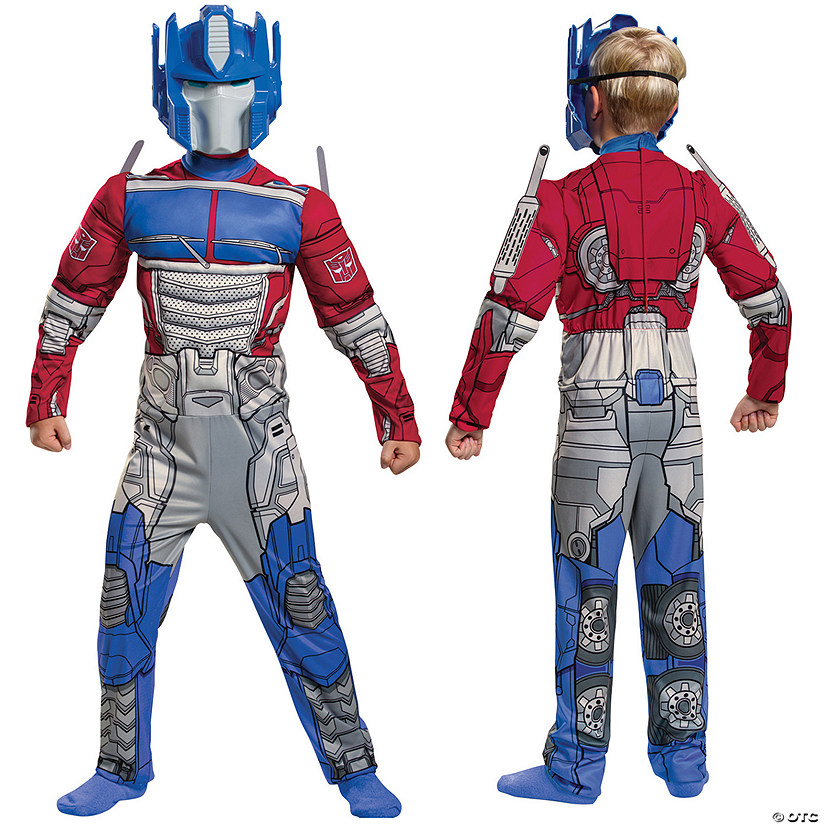 Boy's Optimus EG Muscle Costume Image