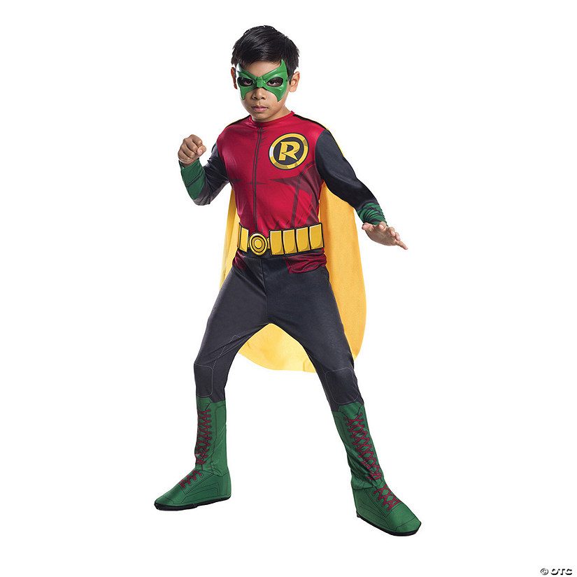 Boy's Photo-Real Robin Costume Image