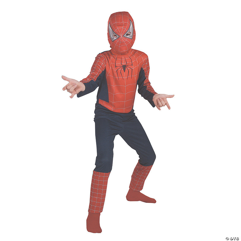 Boy's Plus Size Movie Spider-Man&#8482; Costume - Medium Image