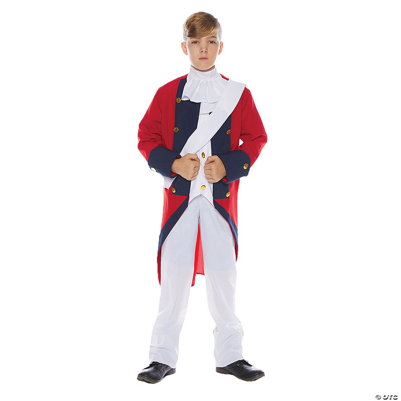 Boy's Redcoat Soldier Costume Image