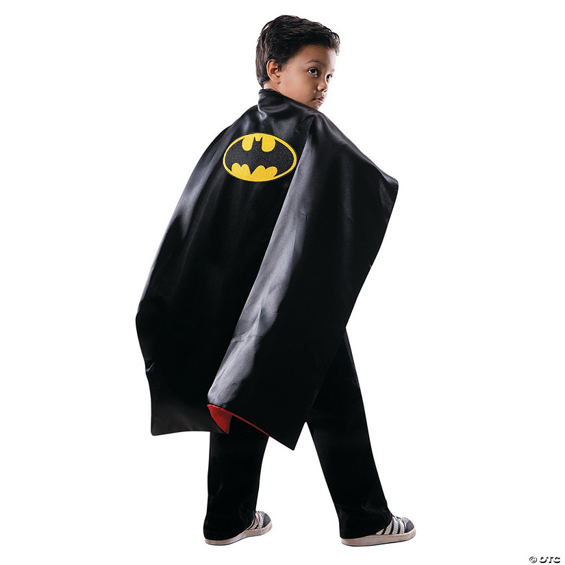 Boy's Reversible Batman to Superman Cape Costume Image