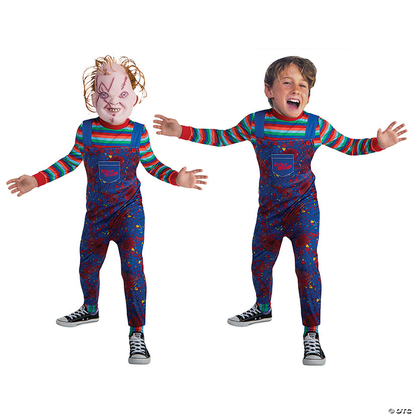 Boy's Scary Doll Costume Image