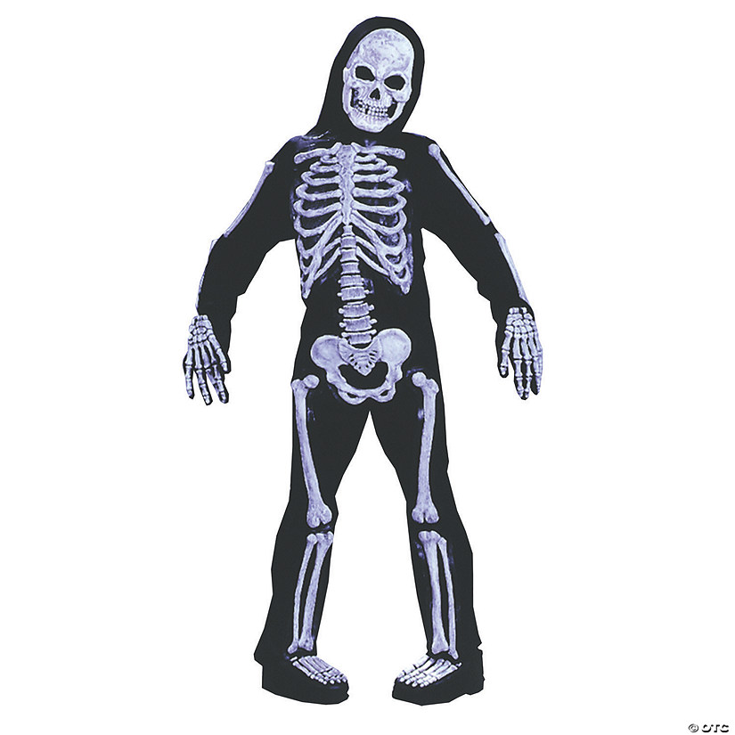 Boy's Skelebones Costume - Large Image