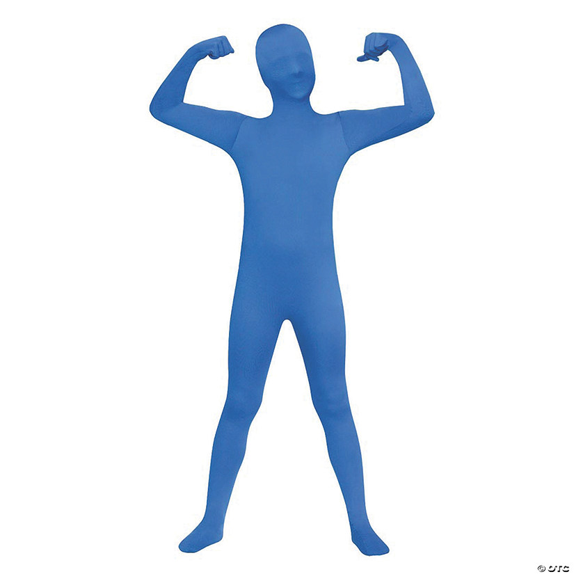 Boy's Skin Suit Blue Costume - Extra Large Image