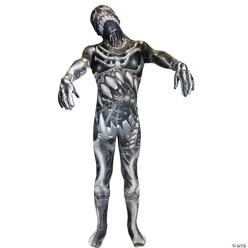Boy's Skull N Bones Morphsuit Costume Image
