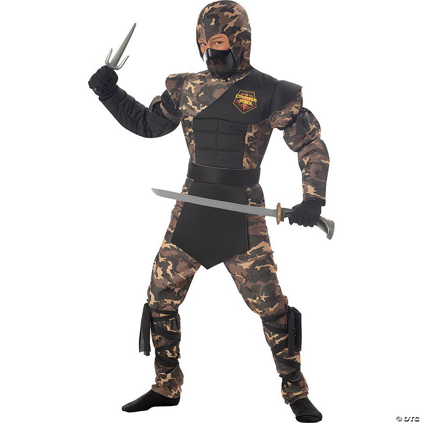Boy's Special Ops Ninja Costume - Medium Image