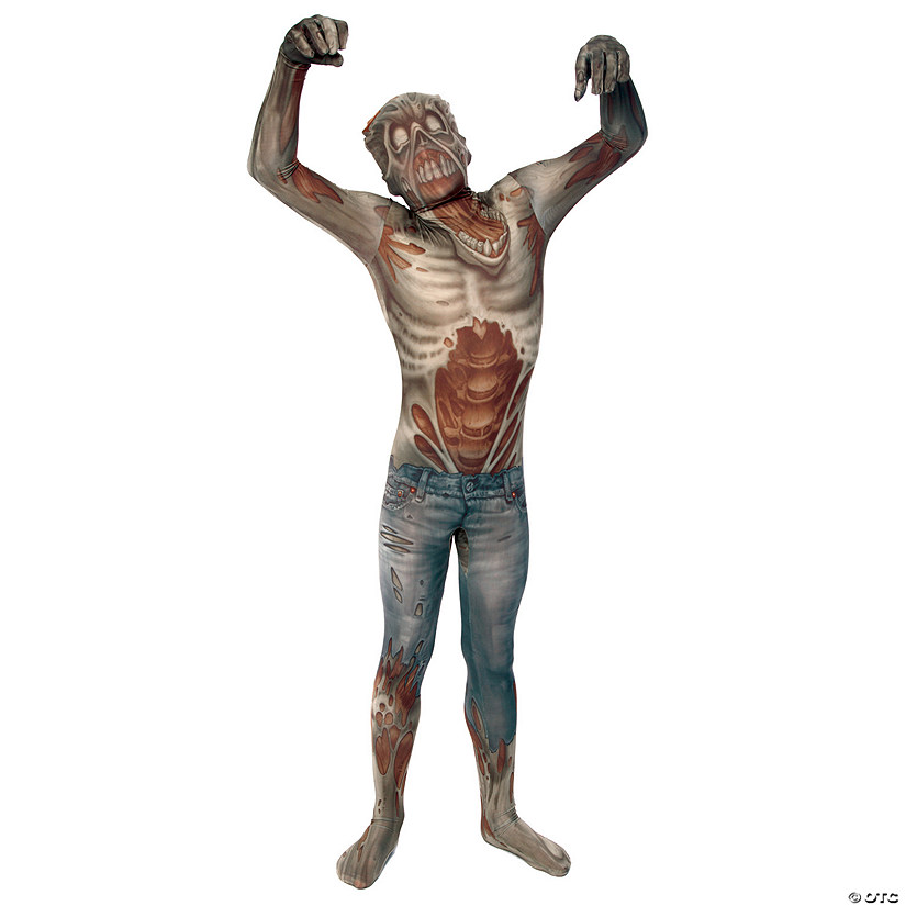 Boy's Zombie Morphsuit Costume Image