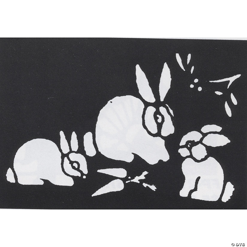 Brass Bunnies Stencil Image