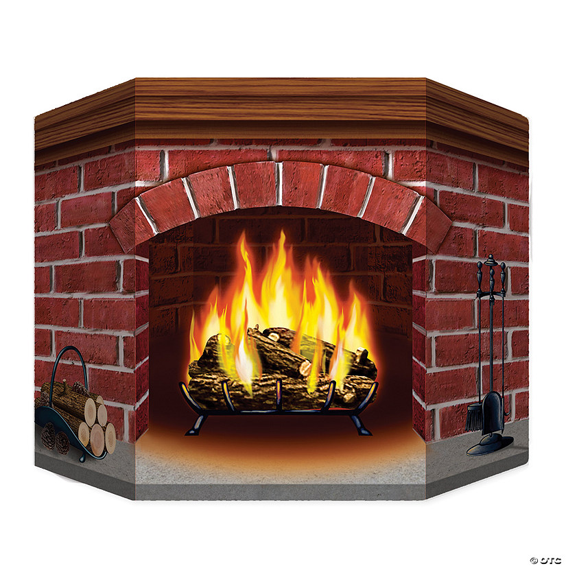 Brick Fireplace Standup Image