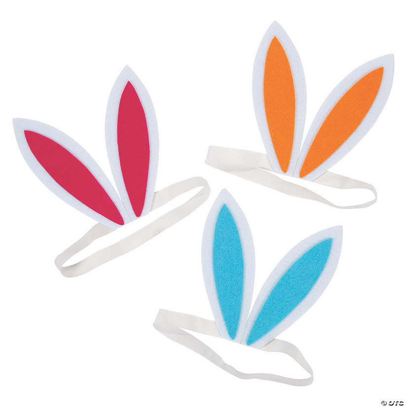 Bright Easter Bunny Ears - 12 Pc. Image