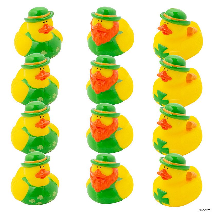 Bulk 120 Pc. St. Patrick&amp;#8217;s Day Rubber Ducks Image