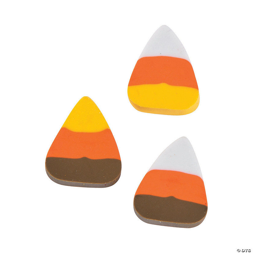 Bulk 144 Pc. Mini Candy Corn Erasers Image