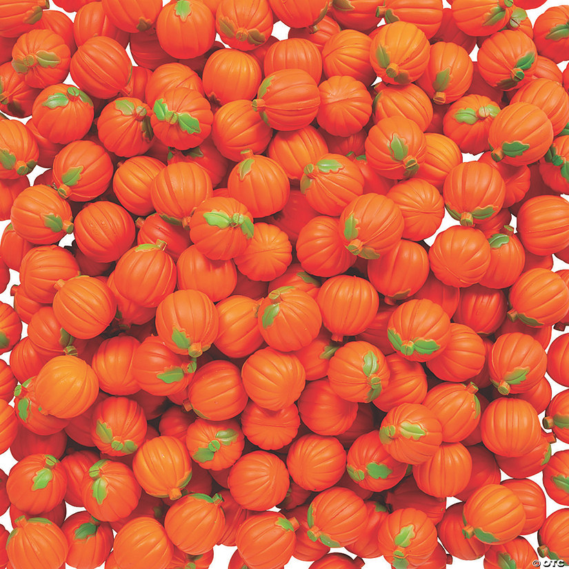 Bulk 144 Pc. Mini Pumpkin Stress Toys Image