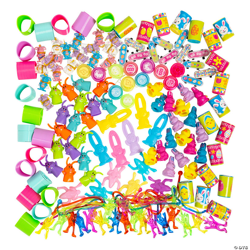 Bulk 150 Pc. Easter Egg Toy Filler Assortment Image