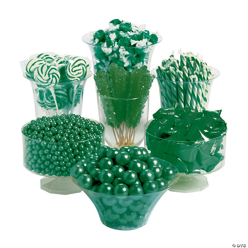 Bulk 1698 Pc. Green Candy Buffet Assortment Image