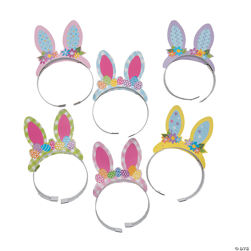 Bulk 48 Pc. Easter Bunny Ears Headbands Image
