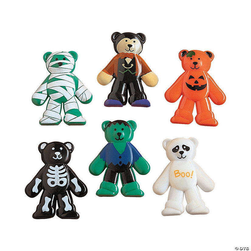Bulk 48 Pc. Halloween Bears Image