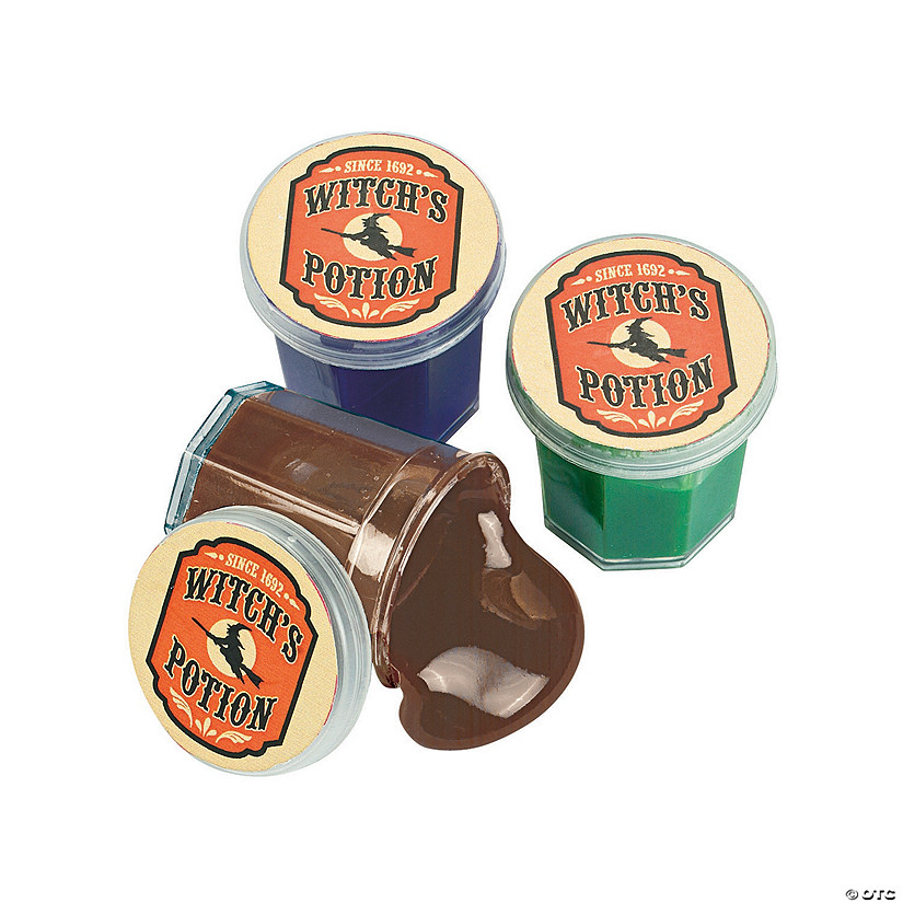 Bulk 48 Pc. Mini Witch&amp;#8217;s Potion Tubs of Putty Image