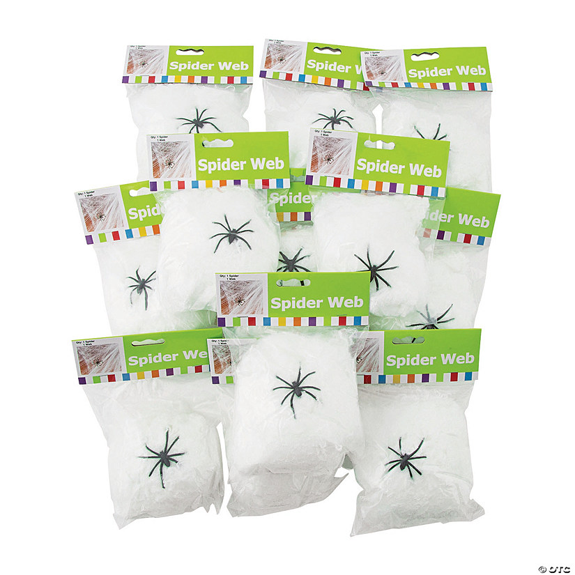 Bulk  48 Pc. Stretchable Spider Webs Image