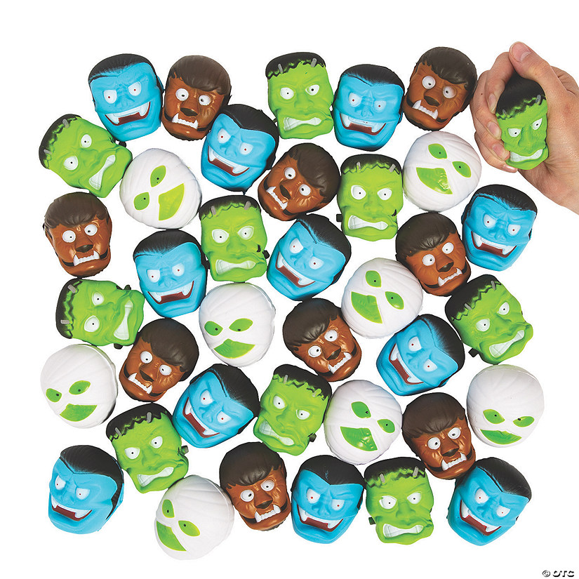 Bulk 50 Pc. Halloween Character Stress Toy Assortment Image