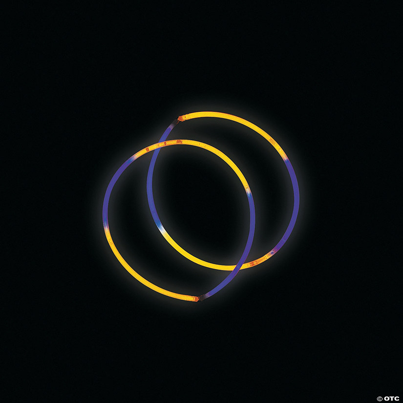 Bulk 50 Pc. Halloween Colors Glow Necklaces Image