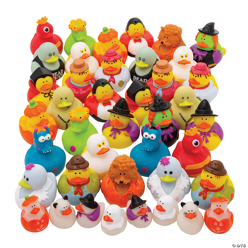 Bulk 50 Pc. Halloween Rubber Duck Assortment Image