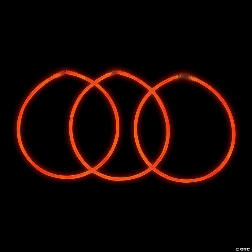 Bulk 50 Pc. Orange Glow Necklaces Image