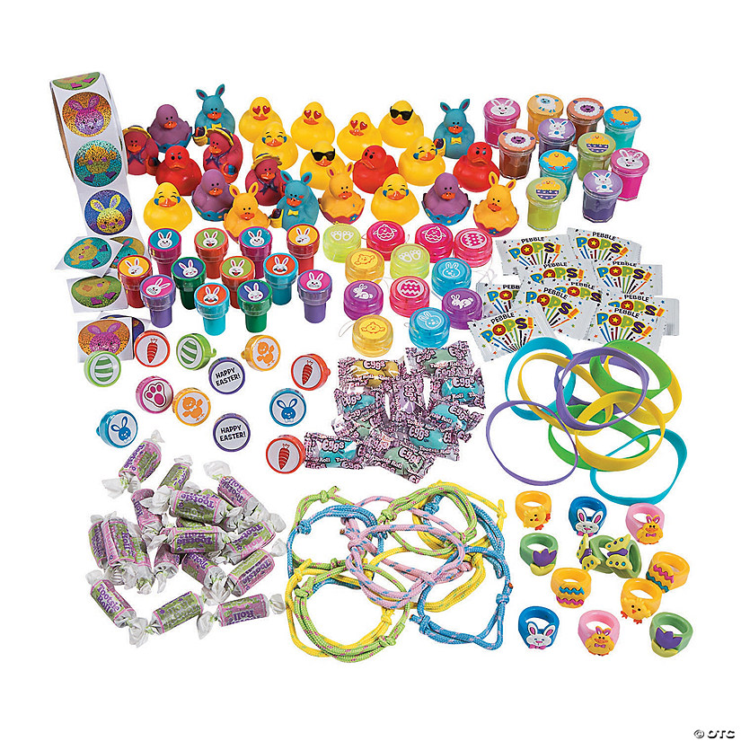 Bulk 500 Pc. Bulk Easter Egg Filler Candy &amp; Toy Assortment Image