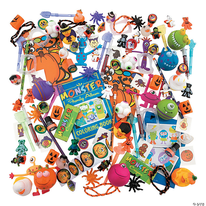 Bulk 500 Pc. Halloween Novelty Toy Assortment Image