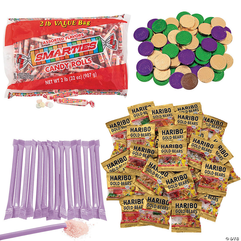 Bulk 512 Pc. Mardi Gras Candy Assortment Image