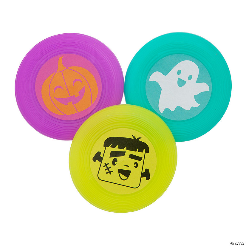 Bulk 72 Pc. Halloween Mini Flying Discs Image