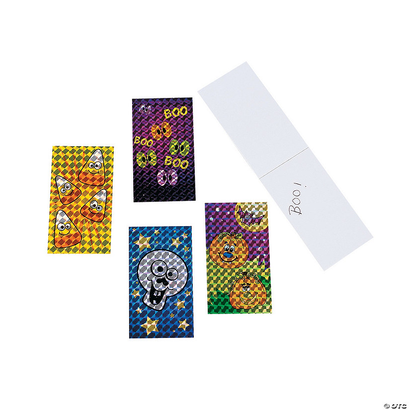 Bulk 72 Pc. Prism Halloween Paper Notepads Image