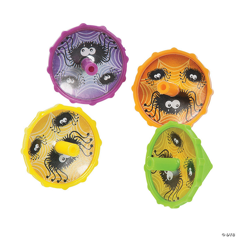 Bulk 72 Pc. Spider Spin Tops Image