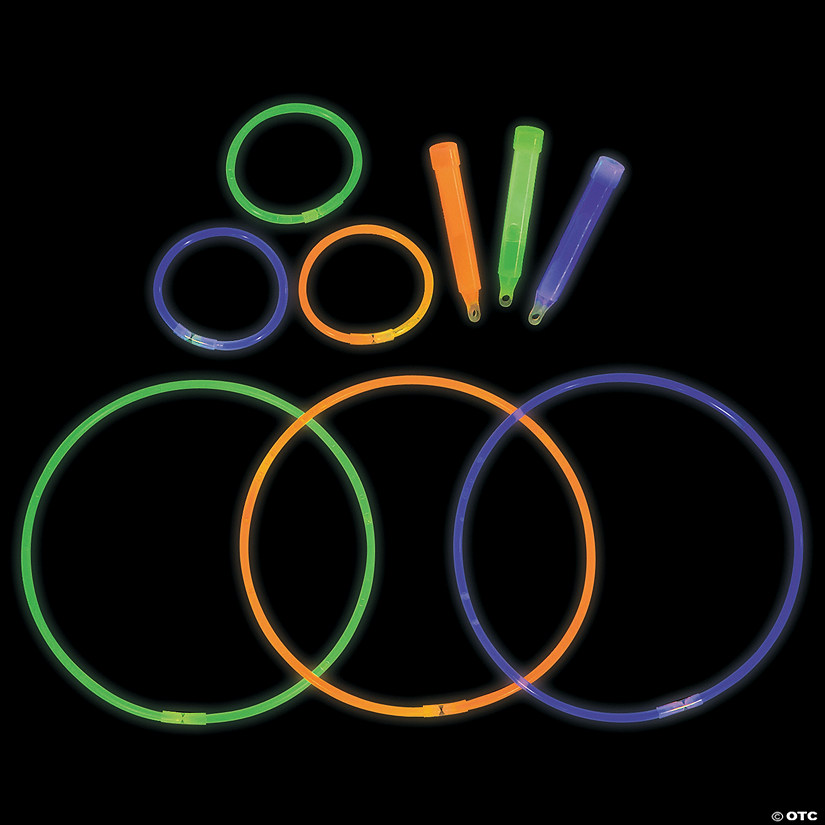 Bulk 75 Pc. Halloween Glow Stick, Bracelet &amp; Necklace Assortment Image