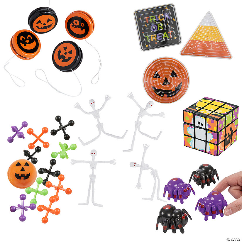 Bulk 96 Pc. Halloween Fun &amp; Games Kit Image