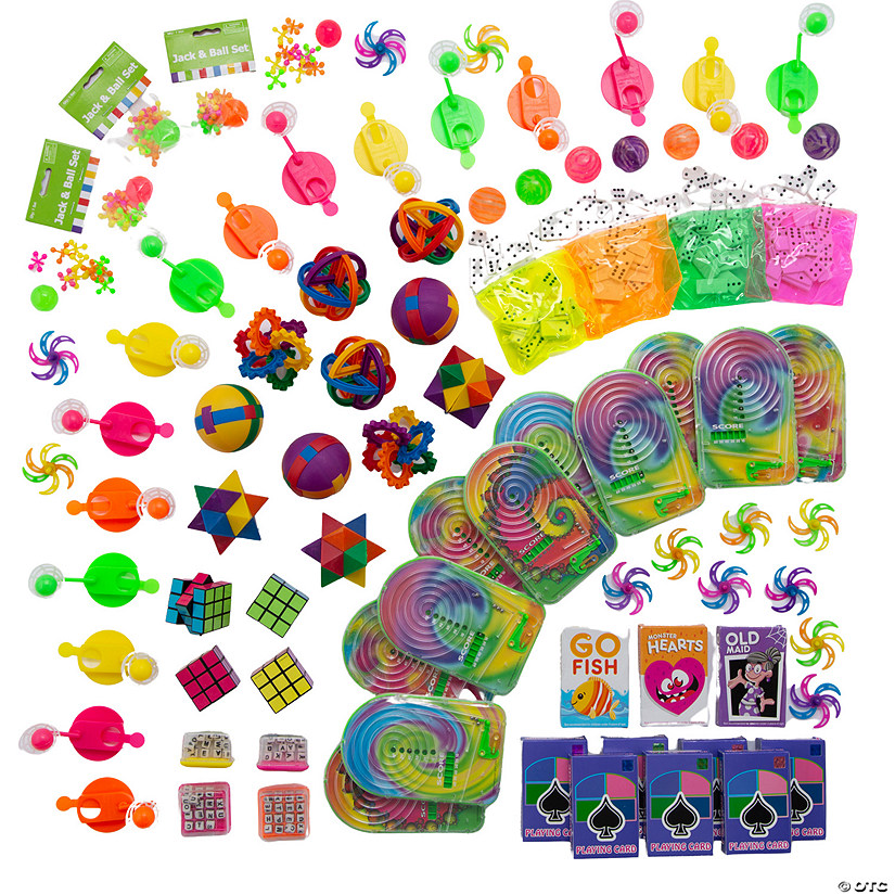 Bulk 96 Pc. Mini Puzzles &amp; Games Boredom Buster Kit Image