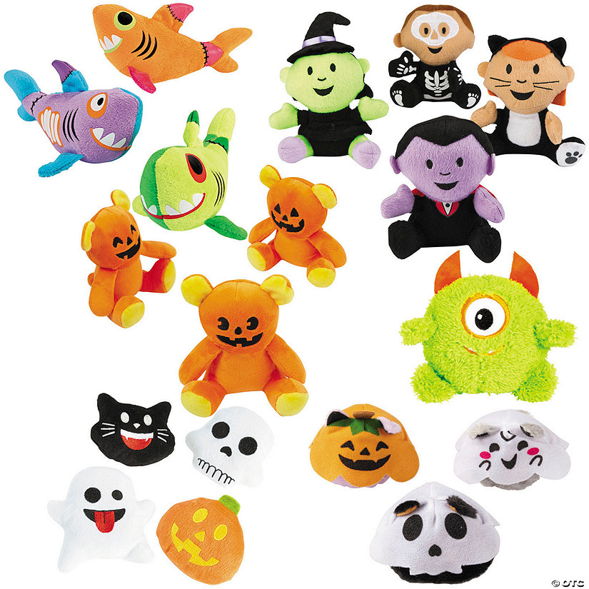 Bulk Halloween Stuffed Characters Giveaway Kit for 144 Image