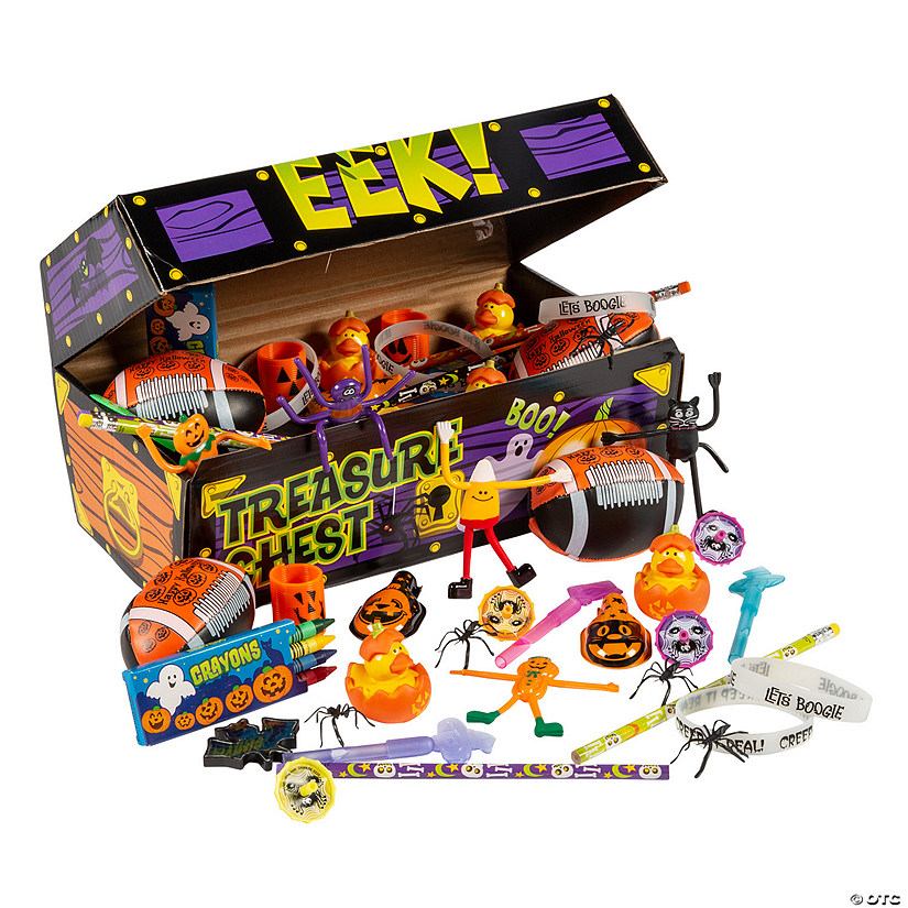 Bulk Halloween Treasure Chest Toy Assortment Image