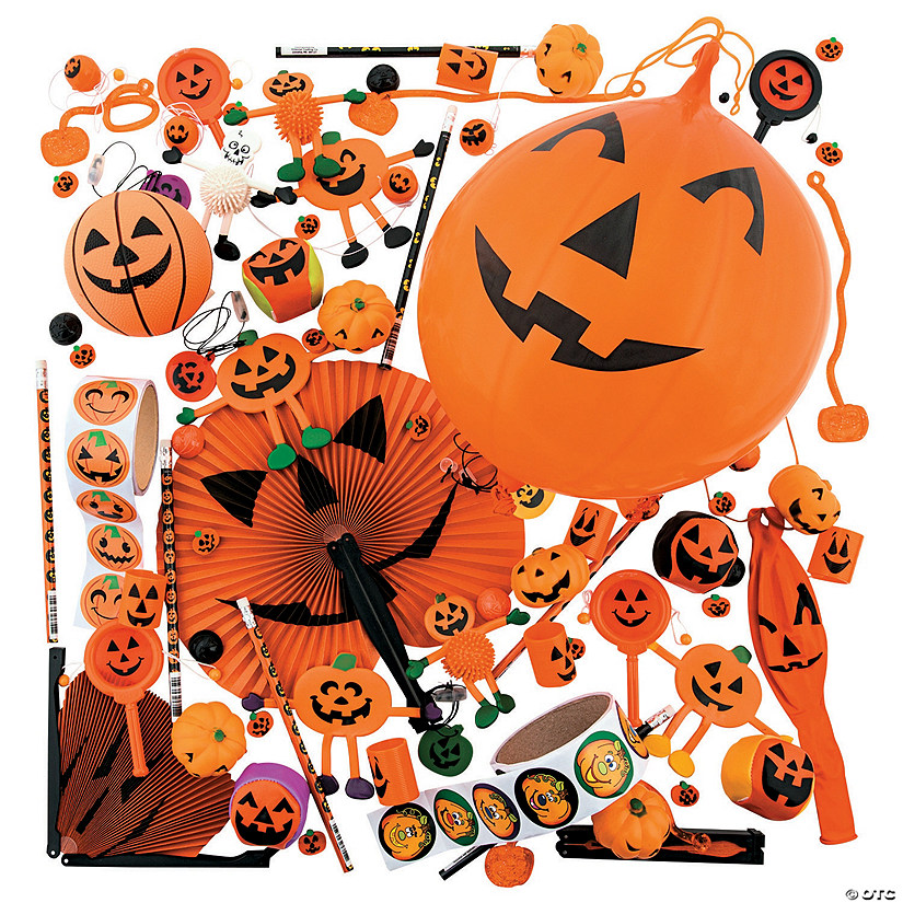 Bulk Jack-O&amp;#8217;-Lantern Halloween Assortment Image