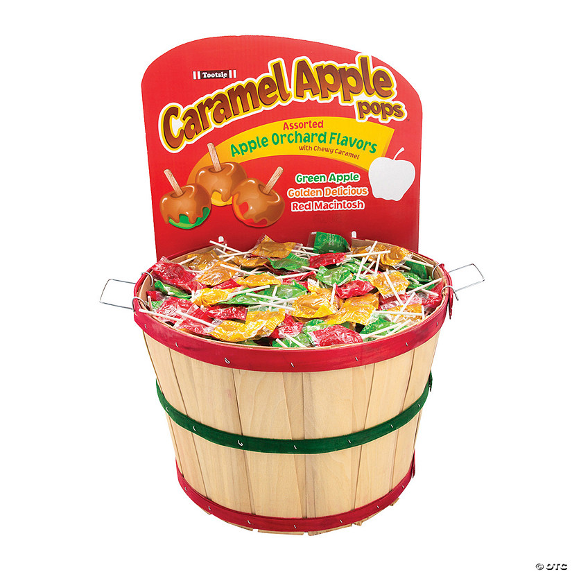 Bulk Tootsie<sup>&#174;</sup> Apple Orchard Pops Basket Image