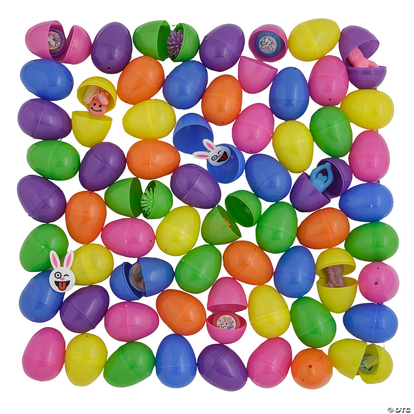 Bulk Toy-Filled Plastic Easter Eggs  Image