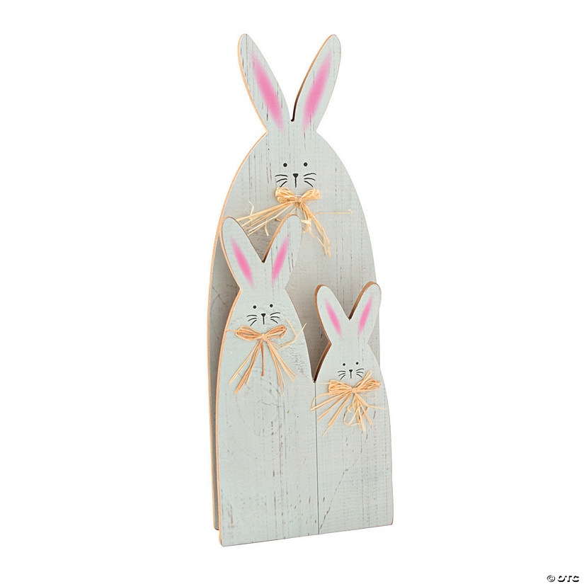 Bunny Family Easter Tabletop Decoration Image