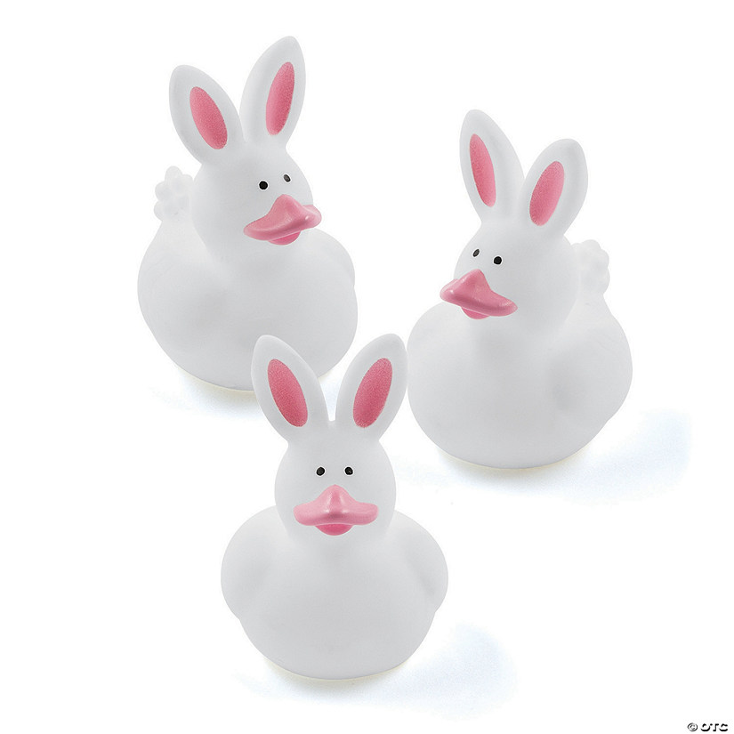Bunny Rubber Ducks - 12 Pc. Image