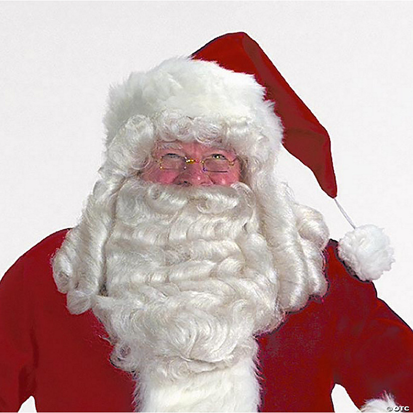Burgundy Velvet Santa Hat Image
