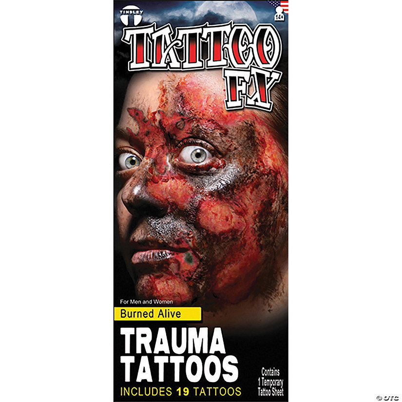 Burned Alive Trauma Tattoo Fx Image