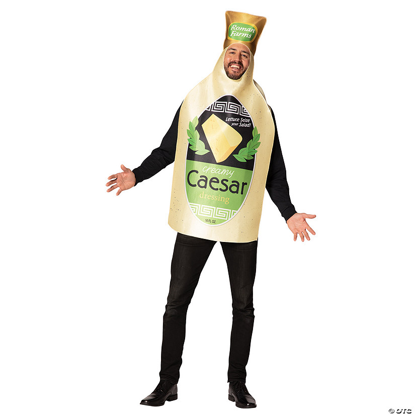 Caesar Dressing Bottle  Adult Costume Image